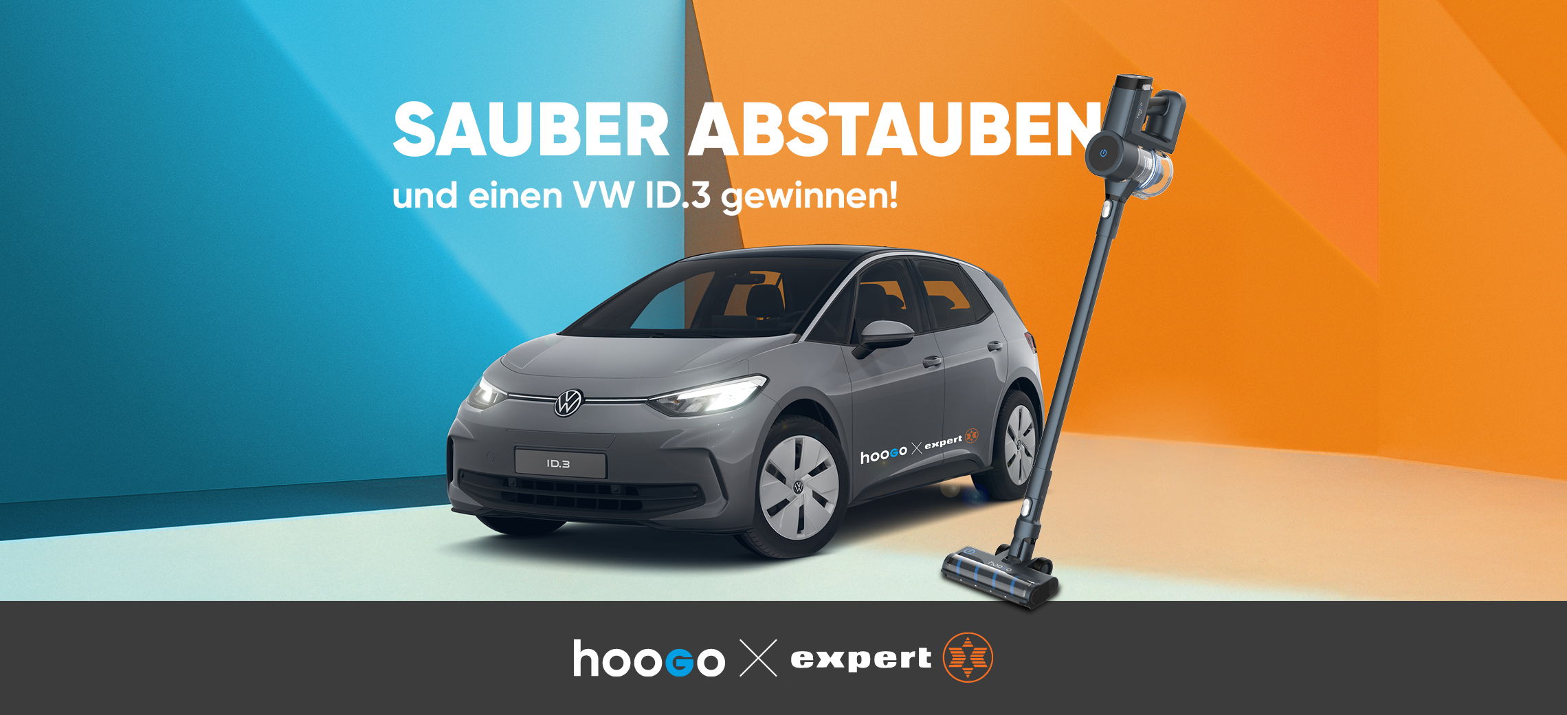 Gewinnspiel Sauber abstauben. S5+ und VW ID.3